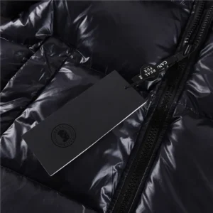 Replica Canada Goose Crofton Puffer Jacket Black Hooded Reps - RepLuxe