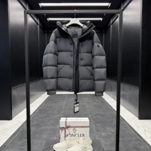 Replica Moncler Madeira Black Short Down Jacket Reps - RepLuxe