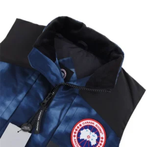 Replica Canada Goose Duncan 4157M Blue Tie-Dye Vest Reps - RepLuxe