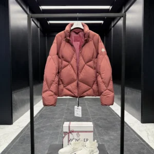 Replica Moncler Vardar Down Jacket Red Quilted Reps - RepLuxe