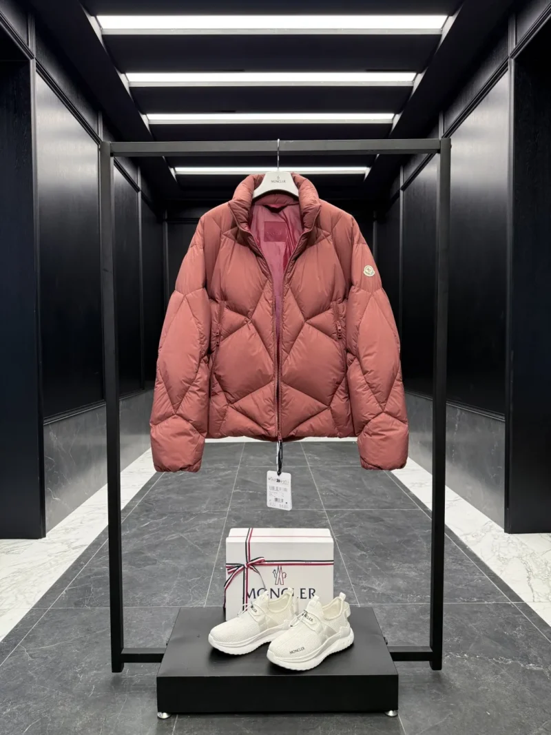 Replica Moncler Vardar Down Jacket Red Quilted Reps - RepLuxe