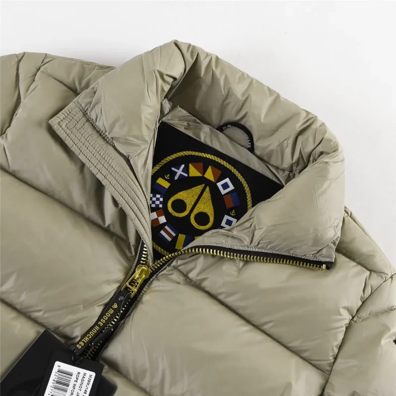 Replica Moose Knuckles Puffer Jacket Beige Style Reps - RepLuxe