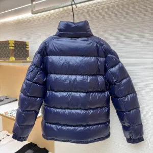 Replica Moncler Maya Down Jacket Navy Blue Hooded Reps - RepLuxe