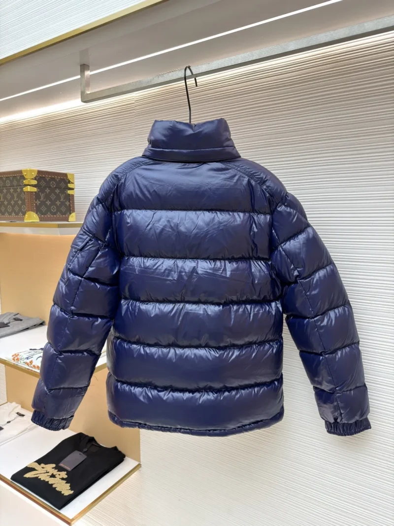 Replica Moncler Maya Down Jacket Navy Blue Hooded Reps - RepLuxe
