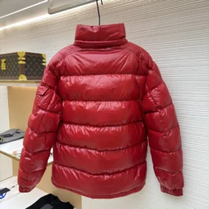 Replica Moncler Maya Down Jacket Red Hooded Reps - RepLuxe