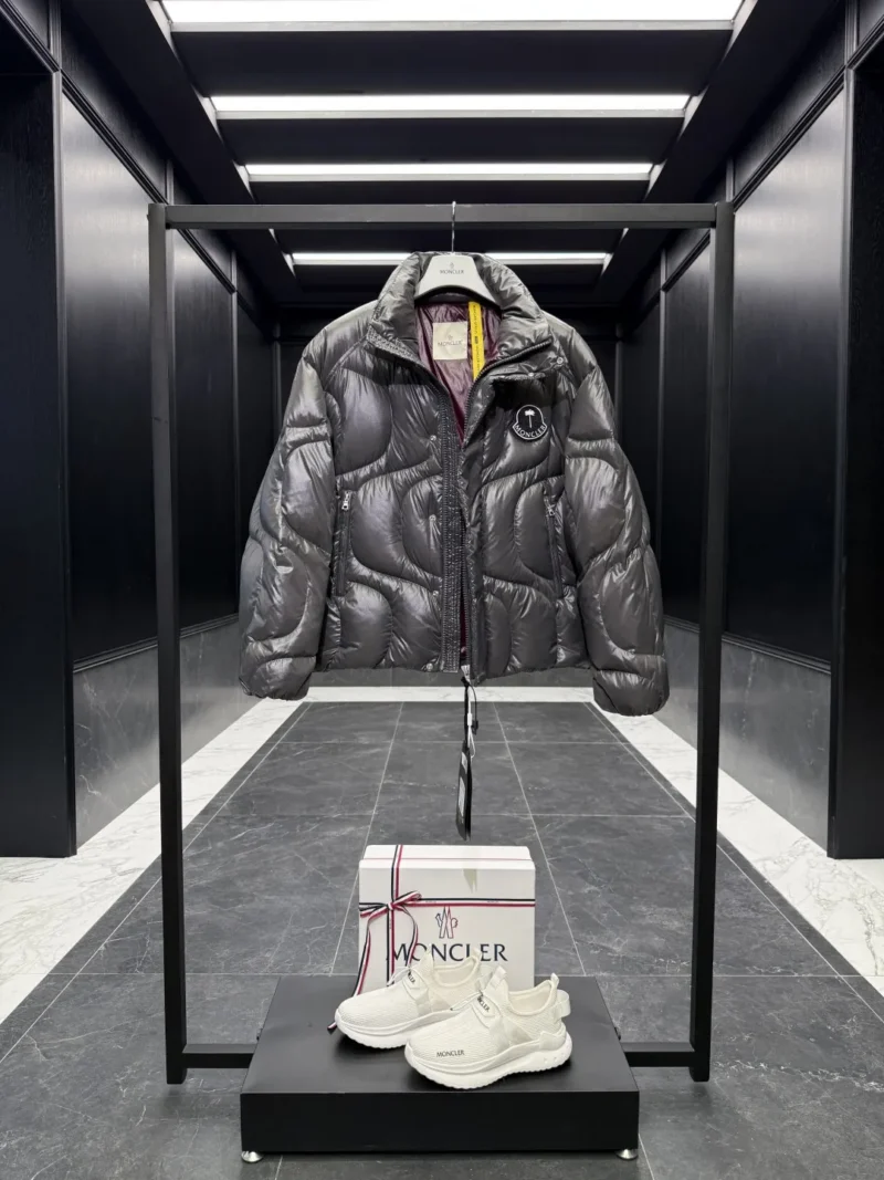 Replica Moncler Palm Angels Haunani Puffer Jacket Black Reps - RepLuxe