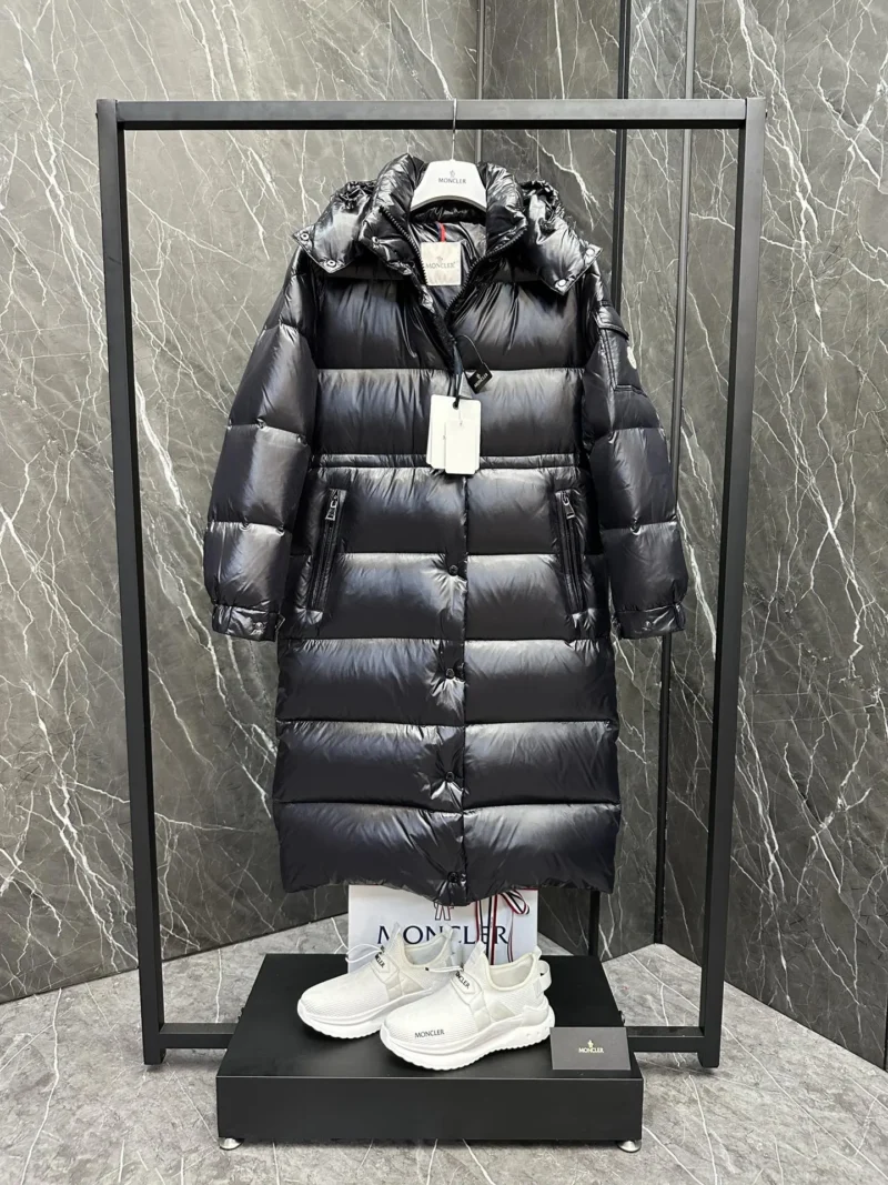 Replica Moncler Cavettaz Long Down Jacket Black Reps - RepLuxe