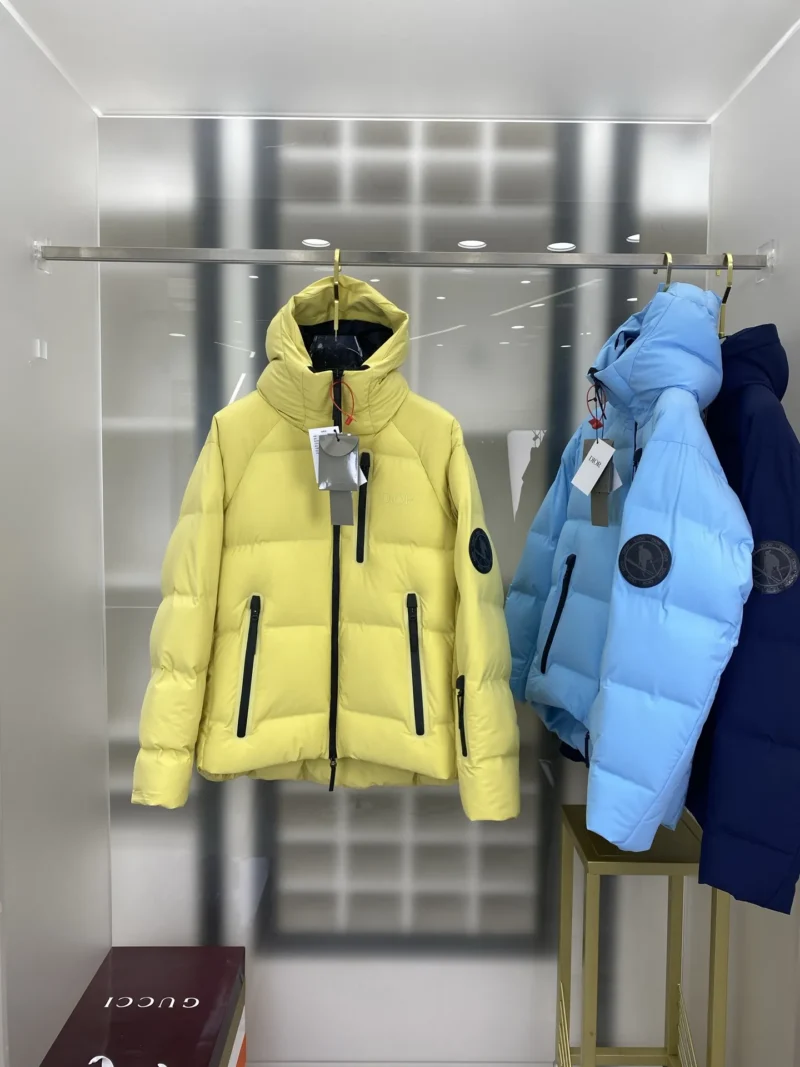 Replica Dior Descente Ski Jacket Yellow Puffer Reps - RepLuxe