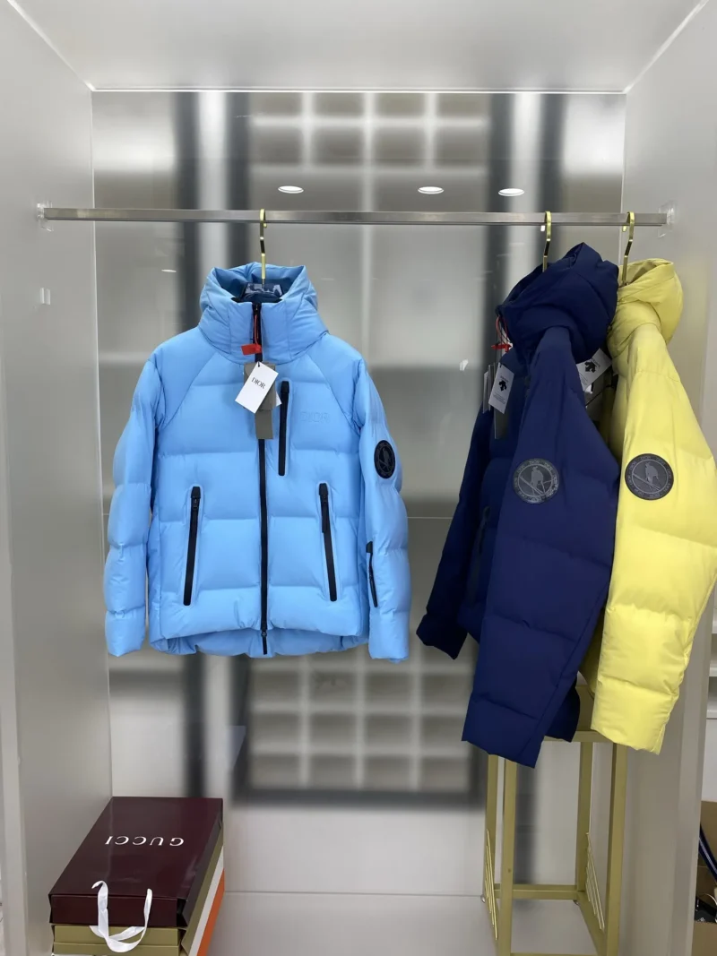 Replica Dior Descente Ski Jacket Light Blue Puffer Reps - RepLuxe