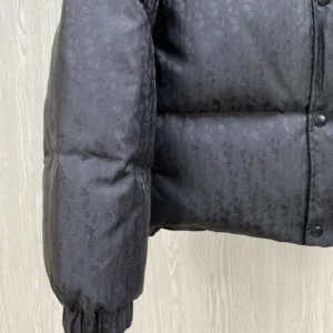 Replica Dior CD Classic Down Jacket Black Quilted Reps - RepLuxe