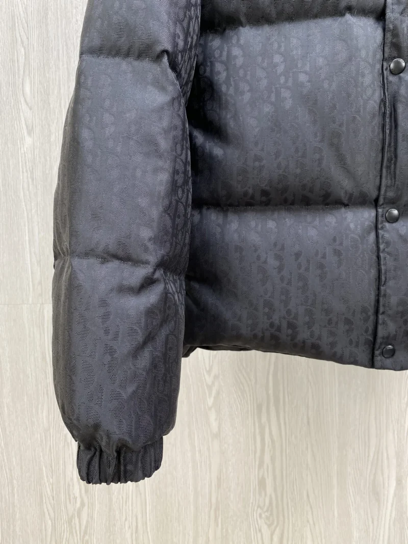 Replica Dior CD Classic Down Jacket Black Quilted Reps - RepLuxe