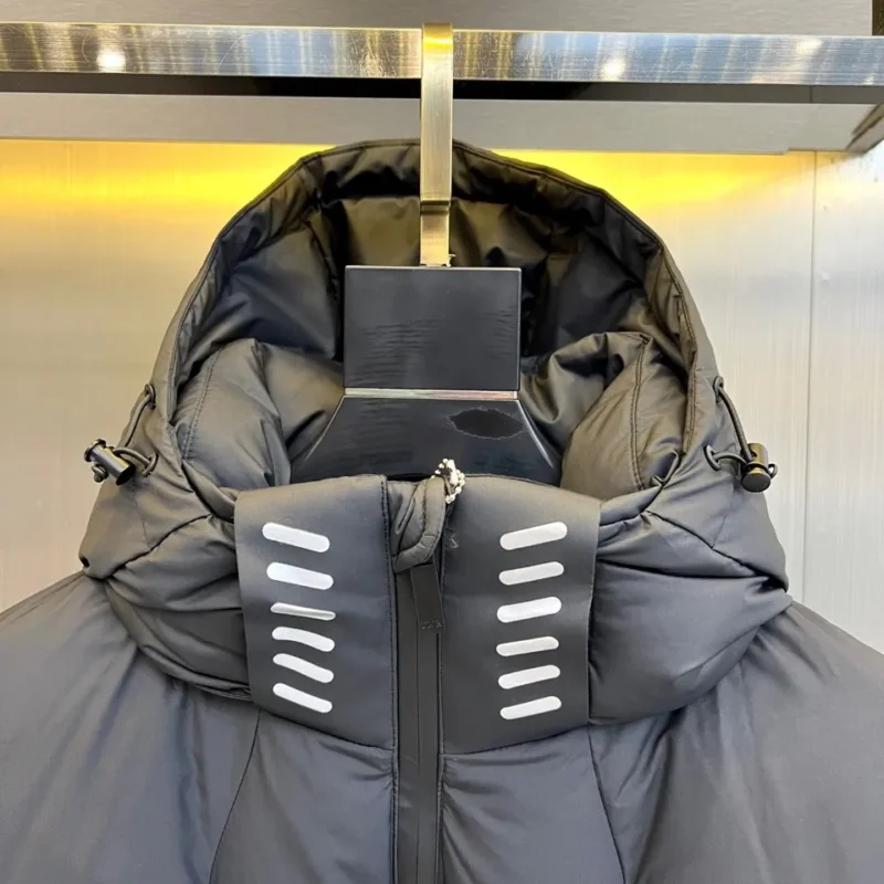 Replica Dior Glacier Down Jacket Black Hooded Reps - RepLuxe
