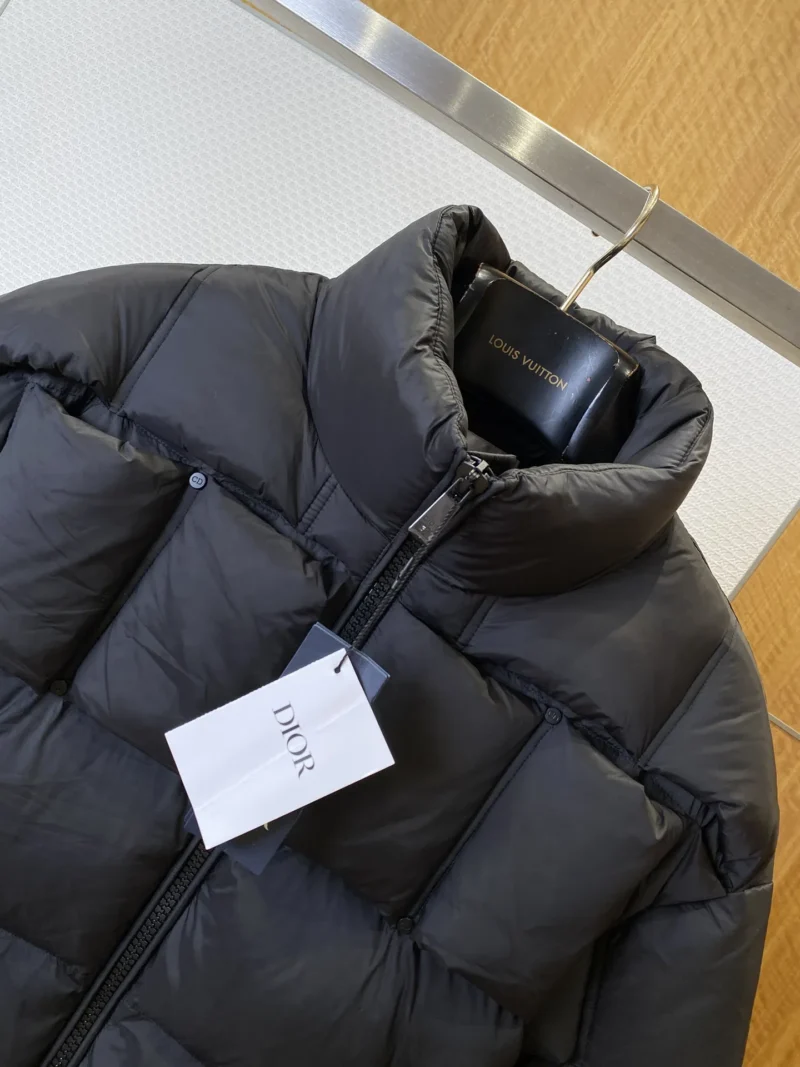 Replica Dior Down Jacket Black Quilted Reps - RepLuxe