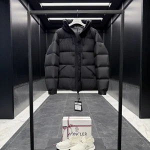 Replica Moncler Madeira Down Jacket Black Short Reps - RepLuxe