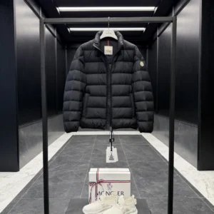 Replica Moncler Baudinet Down Jacket Black Quilted Reps - RepLuxe