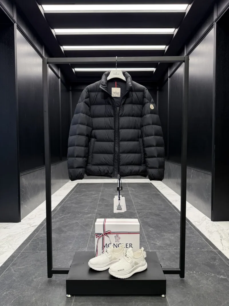 Replica Moncler Baudinet Down Jacket Black Quilted Reps - RepLuxe