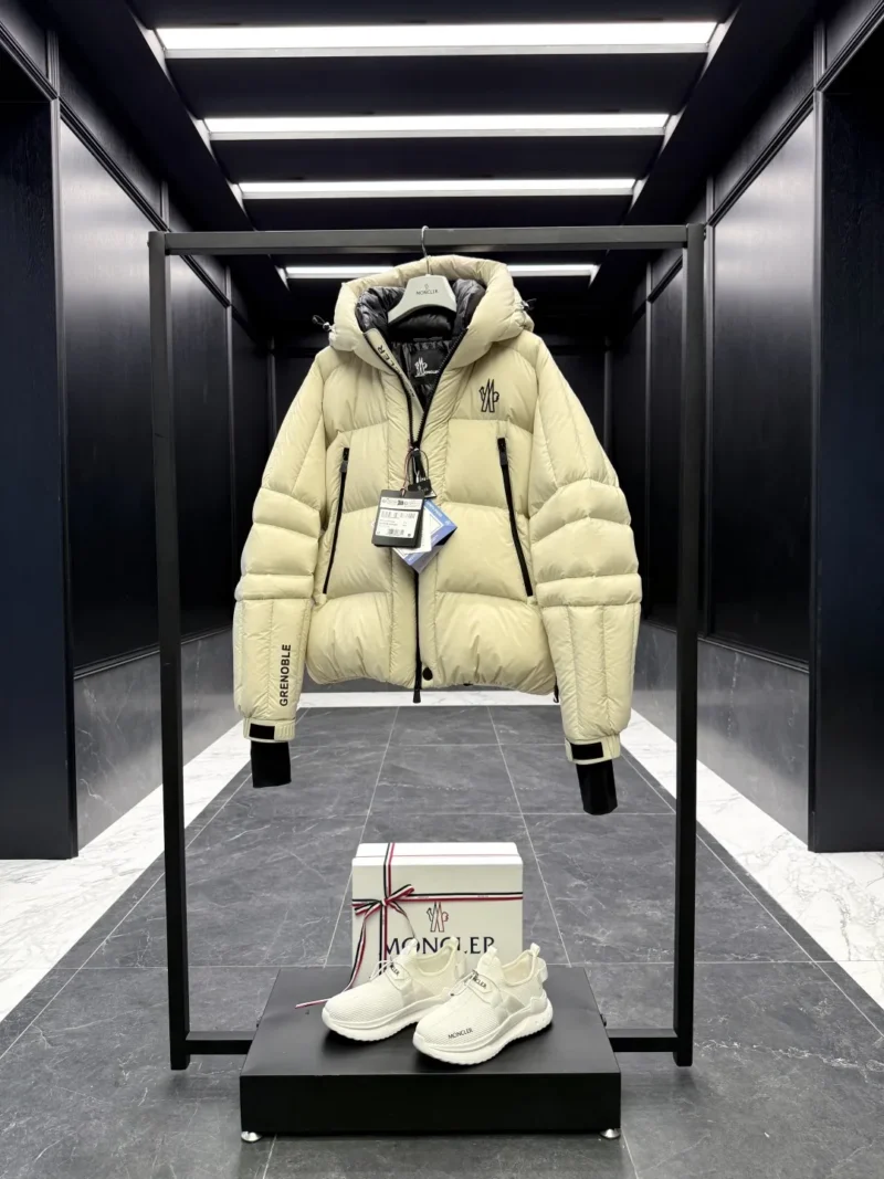 Replica Moncler Grenoble Cherferie Down Jacket Ivory Casual Reps - RepLuxe
