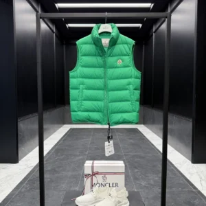 Replica Moncler Contrin Vest Green Quilted Style Reps - RepLuxe