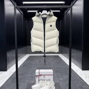 Replica Moncler Guersac Down Vest Cream Quilted Reps - RepLuxe