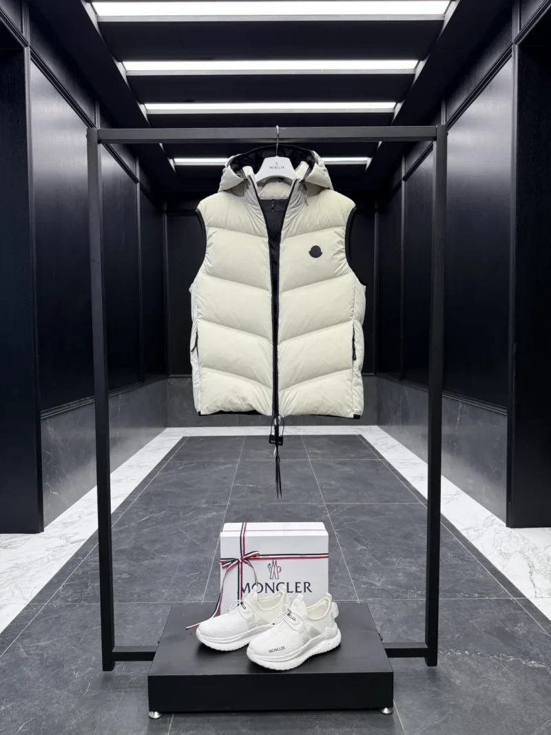Replica Moncler Guersac Down Vest Cream Quilted Reps - RepLuxe