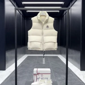 Replica Moncler Christopher Raxxy Vest Cream Quilted Reps - RepLuxe