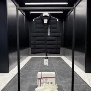Replica Moncler Giaf Down Vest Black Matte Style Reps - RepLuxe