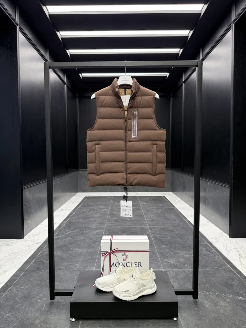 Replica Moncler Giaf Vest Brown Matte Style Reps - RepLuxe