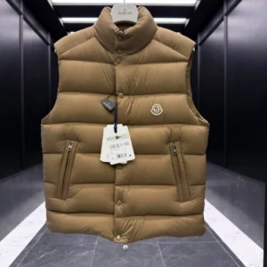 Replica Moncler Tibb Vest Khaki Quilted Style Reps - RepLuxe