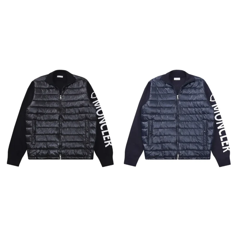 Replica Moncler M29 Knit Down Jacket Black Reps - RepLuxe