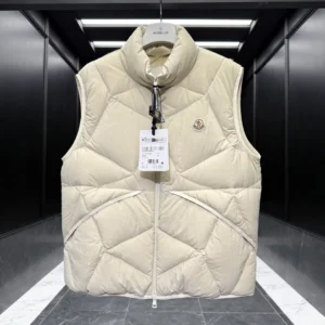 Replica Moncler Vendavel Quilted Vest Beige Men Reps - RepLuxe