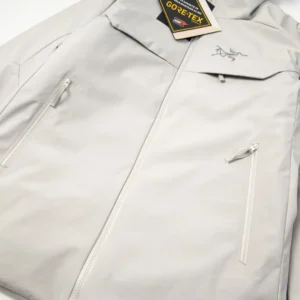 Replica Arc'teryx Macai Jacket Light Grey Hooded Reps - RepLuxe