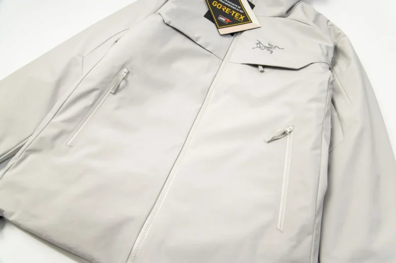 Replica Arc'teryx Macai Jacket Light Grey Hooded Reps - RepLuxe