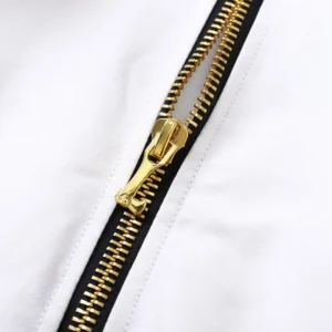 Replica Moose Knuckles Gold Scissor Down Jacket White Reps - RepLuxe