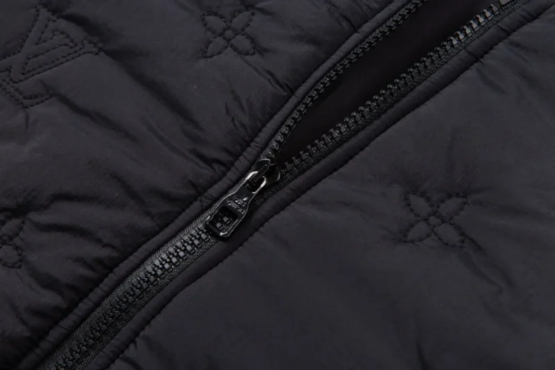 Replica Louis Vuitton Monogram Quilted Jacket Black Reps - RepLuxe