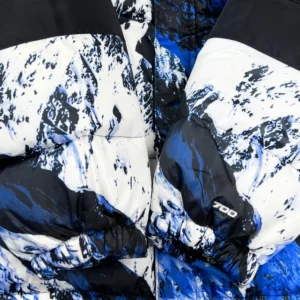 Replica Supreme x The North Face Mountain Baltoro Jacket Blue Mountain Print Reps - RepLuxe
