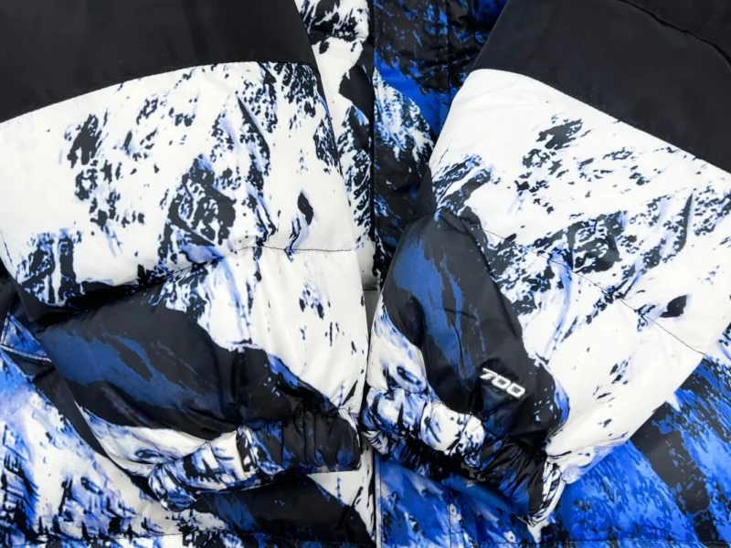 Replica Supreme x The North Face Mountain Baltoro Jacket Blue Mountain Print Reps - RepLuxe