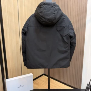 Replica Prada Down Jacket Black Hooded Style Reps - RepLuxe