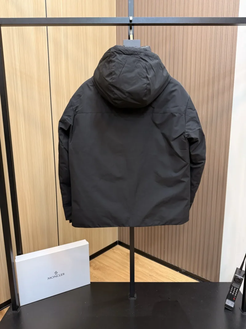 Replica Prada Down Jacket Black Hooded Style Reps - RepLuxe