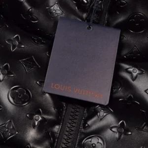 Replica Louis Vuitton Down Jacket Black Monogram Style Reps - RepLuxe