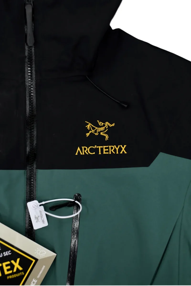Replica Arc'teryx Alpha SV Jacket Green Black Reps - RepLuxe