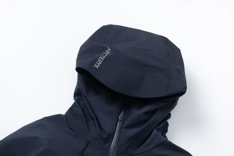Replica Arc'teryx Macai Jacket GORE-TEX Dark Night Black Reps - RepLuxe