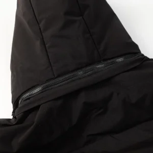 Replica Arcteryx Down Long Coat Black Hooded Reps - RepLuxe