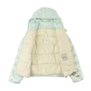 Replica Moncler Andro Short Hooded Puffer Light Blue Reps - RepLuxe