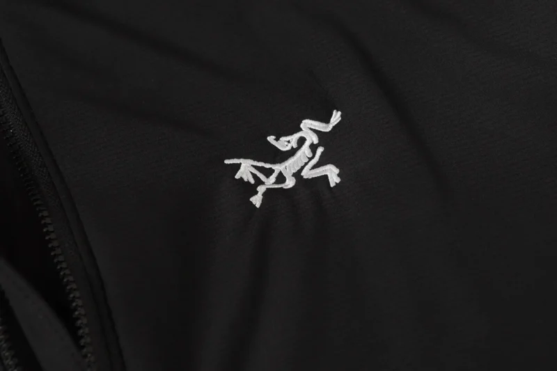 Replica Arcteryx Embroidered Vest Black Sleeveless Reps - RepLuxe