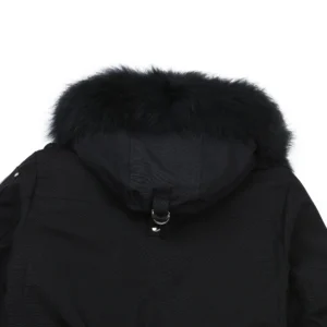 Replica Moose Knuckles Scissor 01 Long Parka Black Reps - RepLuxe