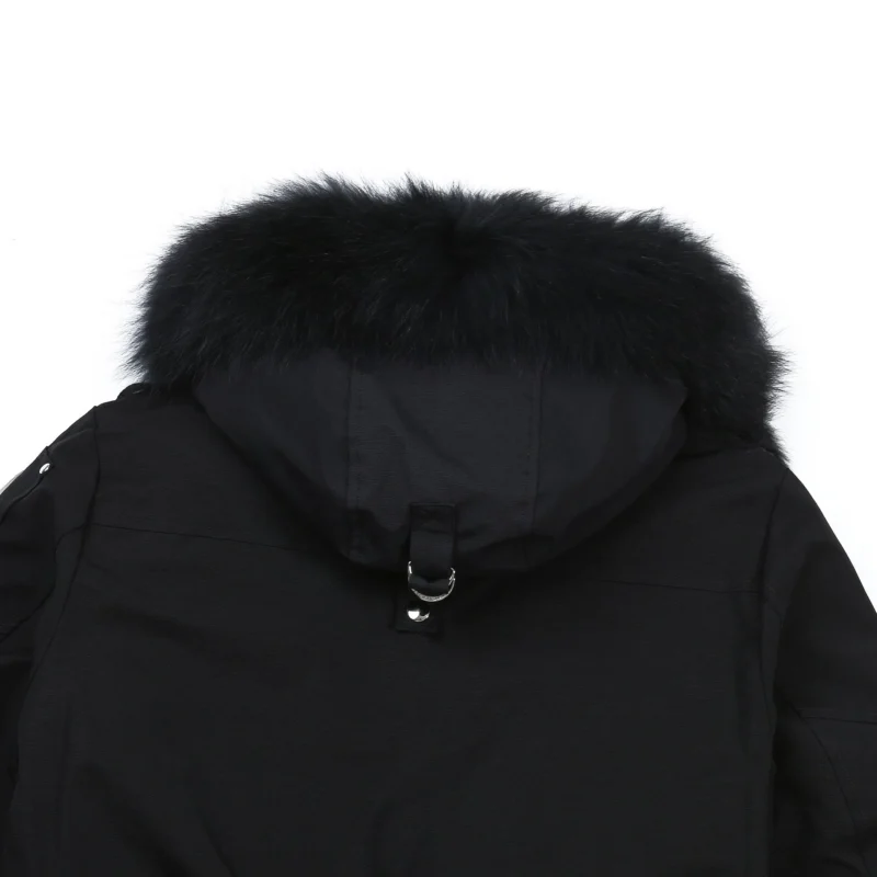 Replica Moose Knuckles Scissor 01 Long Parka Black Reps - RepLuxe