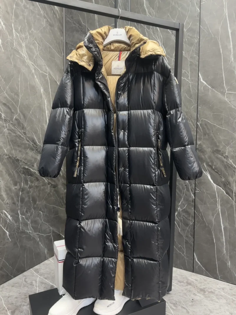 Replica Moncler Parnaiba Long Down Jacket Black Reps - RepLuxe