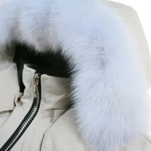 Replica Moose Knuckles Classic Bomber Jacket White Reps - RepLuxe