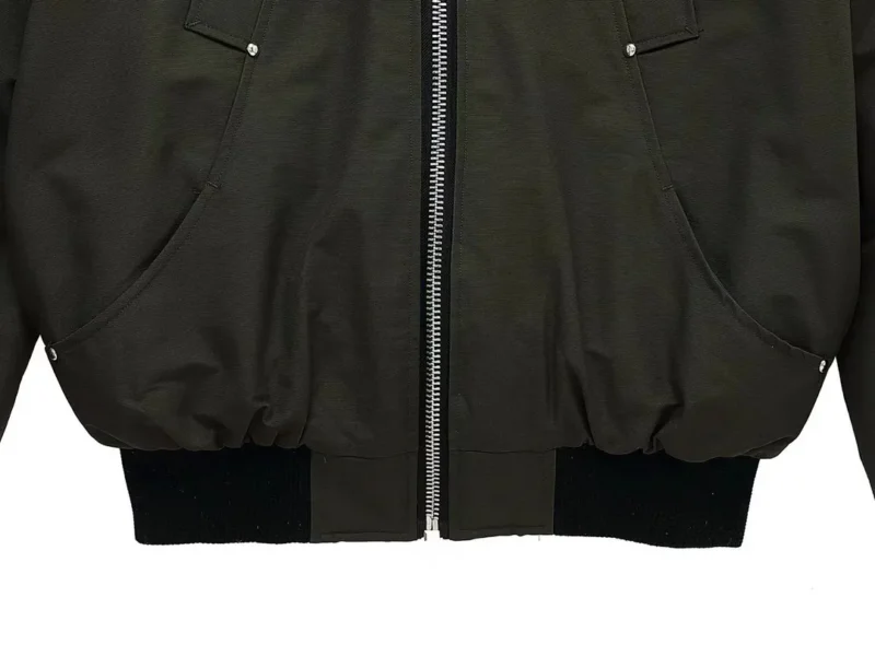 Replica Moose Knuckles Classic Bomber Jacket Olive Reps - RepLuxe