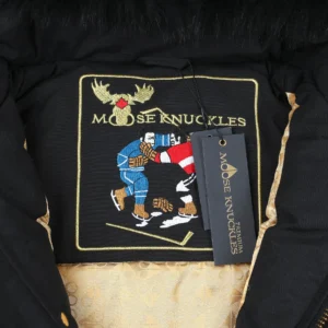 Replica Moose Knuckles P700 Long Parka Black Coat Reps - RepLuxe